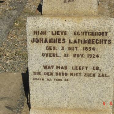 LAMBRECHTS Johannes 1854-1924