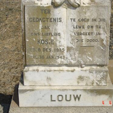 LOUW Kosie 1935-1943