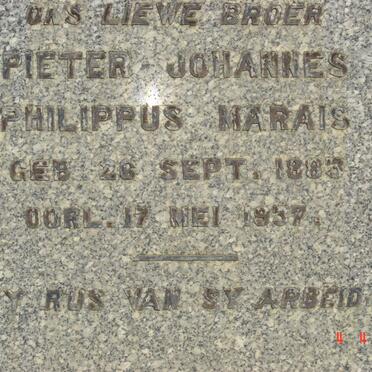 MARAIS Pieter Johannes Philippus 1883-1937