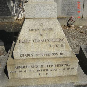 MEIRING Henry Charles 1912-1946