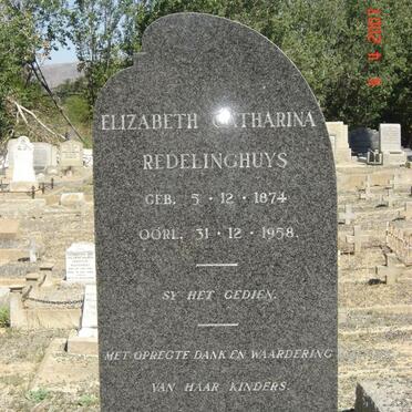 REDELINGHUYS Elizabeth Catharina 1874-1958