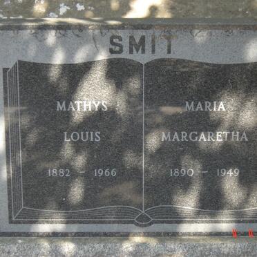 SMIT Mathys Louis 1882-1966 &amp; Maria Margaretha 1890-1949