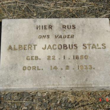 STALS Albert Jacobus 1850-1933