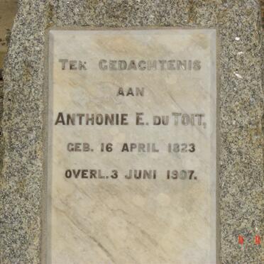TOIT Anthonie E., du 1823-1907