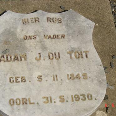 TOIT Adam J., du 1845-1930