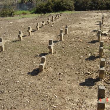 7. Overview of unmarked graves before improvements