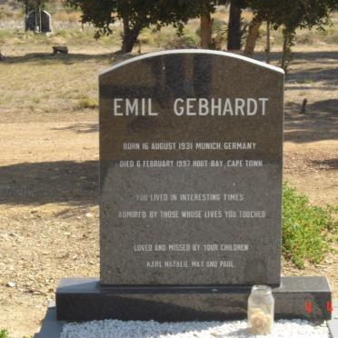 GEBHARDT Emil 1931-1997