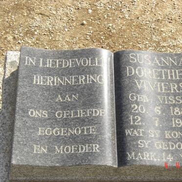 VIVIERS Susanna Dorethea nee VISSER 1888-1960