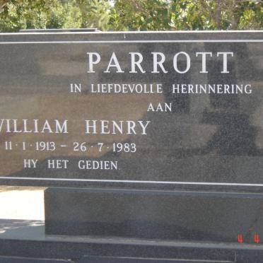 PARROTT William Henry 1913-1983