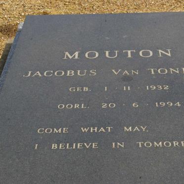 MOUTON Jacobus van Tonder 1932-1994