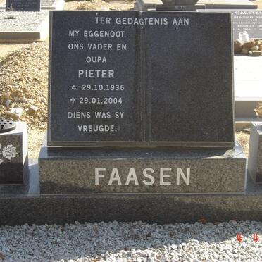FAASEN Pieter 1936-2004