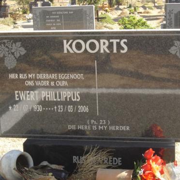 KOORTS Ewert Phillippus 1930-2006