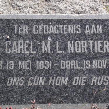 NORTIER Carel M.L. 1891-1953