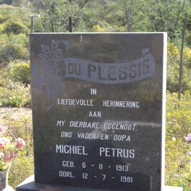 PLESSIS Michiel Petrus, du 1913-1981