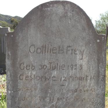 FREY Gotlieb 1853-1938