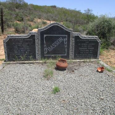 BASSON Coenraad Hendrik 1874-1963 &amp; Anna Helena TERBLANCHE 1883-19?6