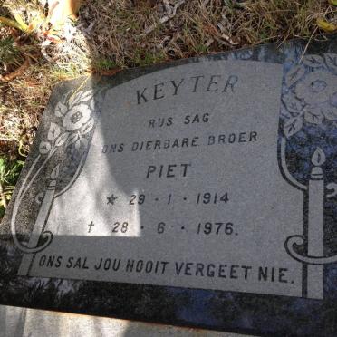 KEYTER Piet 1914-191976