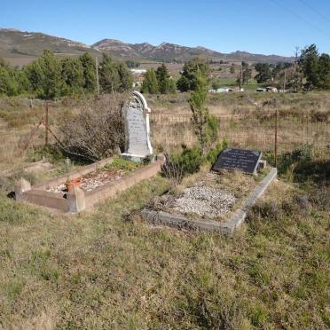 Western Cape, UNIONDALE district, Avontuur 238_1, farm cemetery