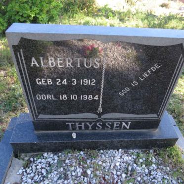 THYSSEN Albertus 1912-1984