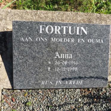 FORTUIN Anna 1916-1998