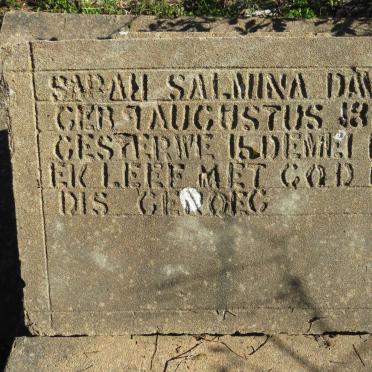 DAVIS Sarah Salmina 1837-194?