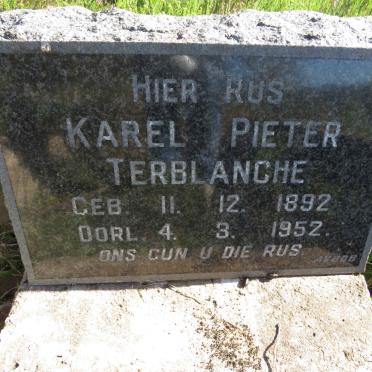 TERBLANCHE Karel Pieter 1892-1952