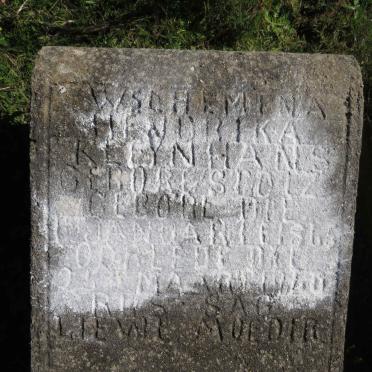 KLEYNHANS Wilhemina Hendrika nee STOLTZ 1865-194?