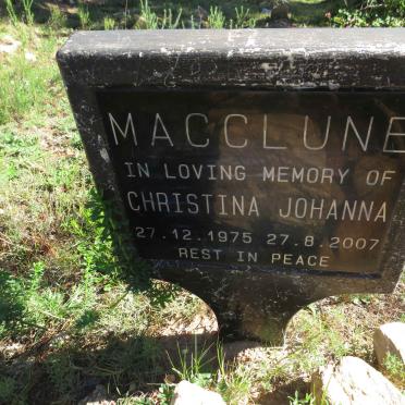 MACCLUNE Christina Johanna 1975-2007