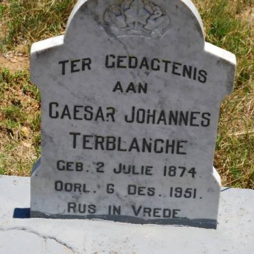 TERBLANCHE Caesar Johannes 1874-1951