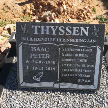 THYSSEN Isaac Peter 1940-2019