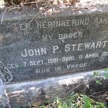 STEWART John P. 1881-1954