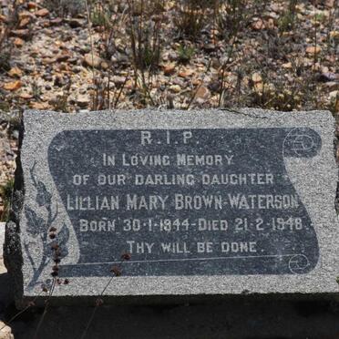 WATERSON Lillian Mary, Brown 1944-1948