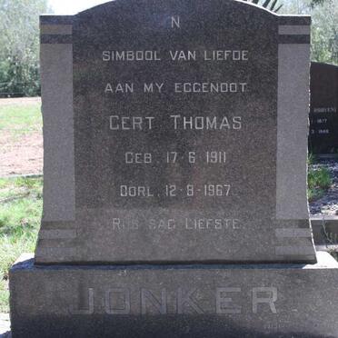 JONKER Gert Thomas 1911-1967