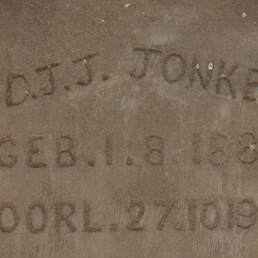 JONKER D.J.J. 1884-1916
