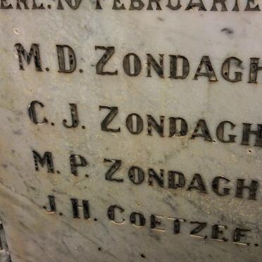 ZONDAGH Matthys P. 1855-1903 & Johanna C. 1862-1907 _2