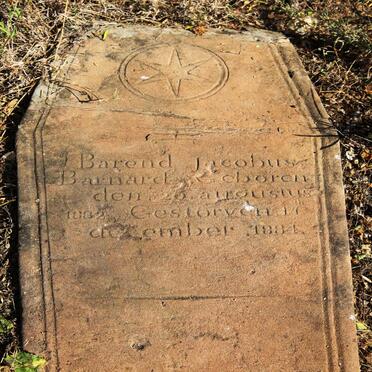 Western Cape, UNIONDALE district, Nietgenaamd 9, farm cemetery