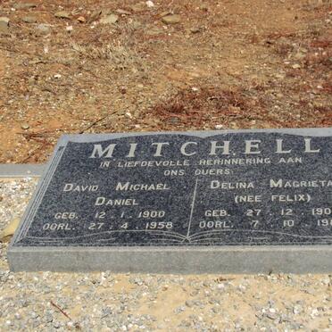 MITCHELL David Michael Daniel 1900-1958 &amp; Delina Magrieta FELIX 1902-1988
