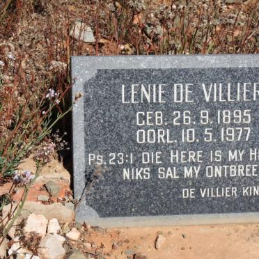 VILLIER Lenie, de 1895-1977