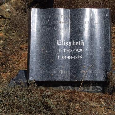 PLAATJIES Elizabeth 1929-1996