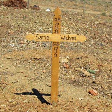 WITBOOI Sarie 1926-2011