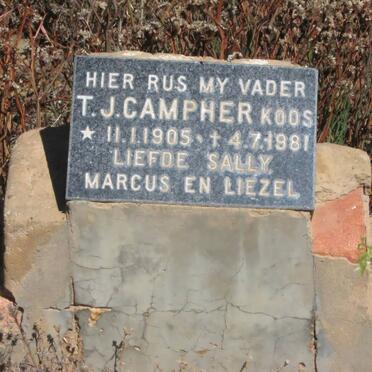 CAMPHER T.J. 1905-1981