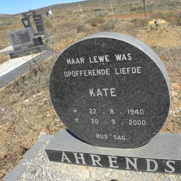 AHRENDS Kate 1940-2000