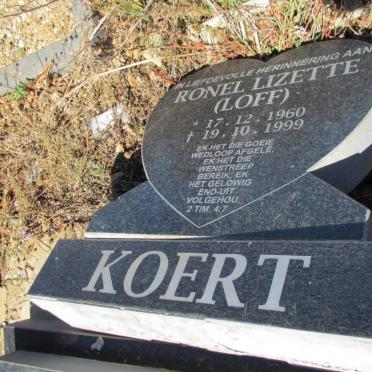 KOERT Ronel Lizette nee LOFF 1960-1999