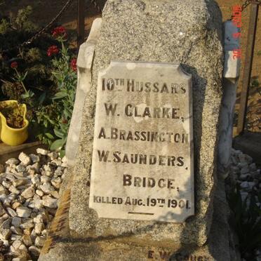 CLARKE W. -1909 :: BRASSINGTON A. -1901 :: SAUNDERS W. -1901 :: BRIDGE -1901