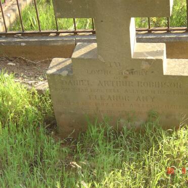 ROBINSON Daniel Arthur 1887-1888 :: ROBINSON Eleanor Amy 1887-1888
