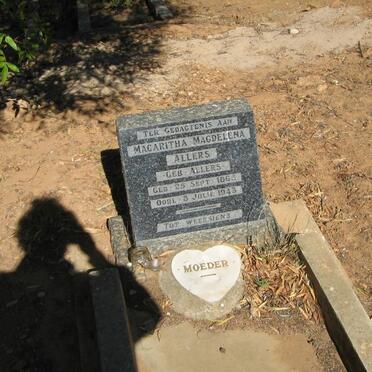 ALLERS Magaritha Magdalena nee ALLERS 1863-1943 