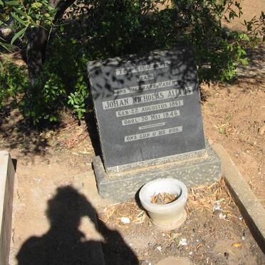 ALLERS Johan Nicholas 1861-1946