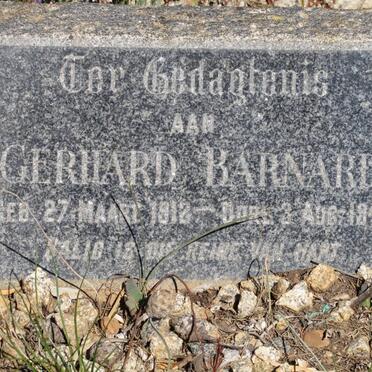 BARNARDT Gerhard 1912-1943