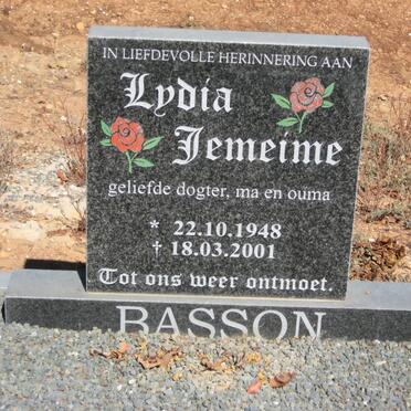 BASSON Lydia Jemeime 1948-2001