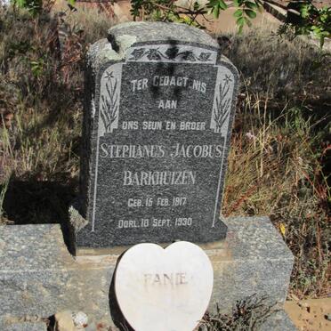 BARKHUIZEN Stephanus Jacobus 1917-1930